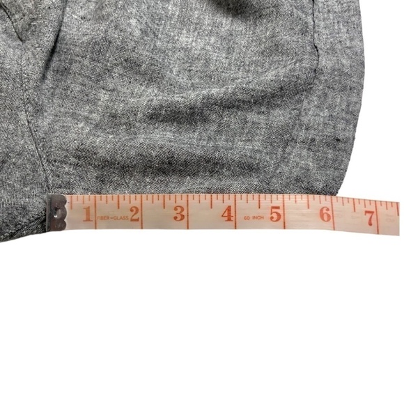 IN EVERY STORY Linen Blend 6” Pleated Shorts w/ Side Pockets; Belt Loops Sz 20 - Picture 6 of 10
